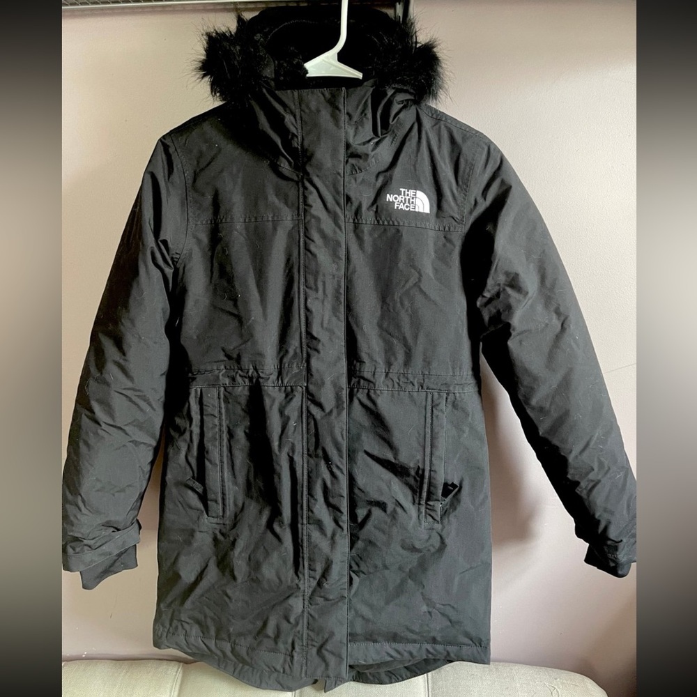 NWOT Girls North Face Arctic Down Parka - Large 12 - used once!
